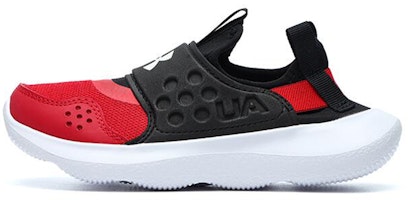 (Preschool) Under Armour Runplay Low 'Black Red' 3024211-600 (Preschool) Under Armour Runplay Low 'Black Red' 3024211-600