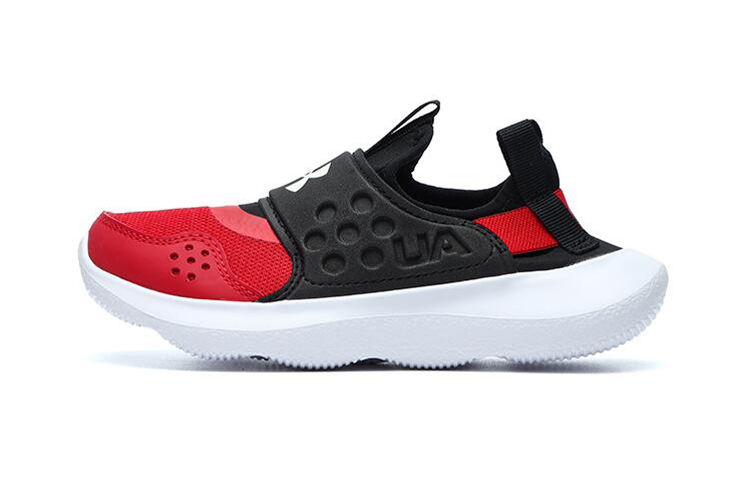 (Preschool) Under Armour Runplay Low 'Black Red' 3024211-600