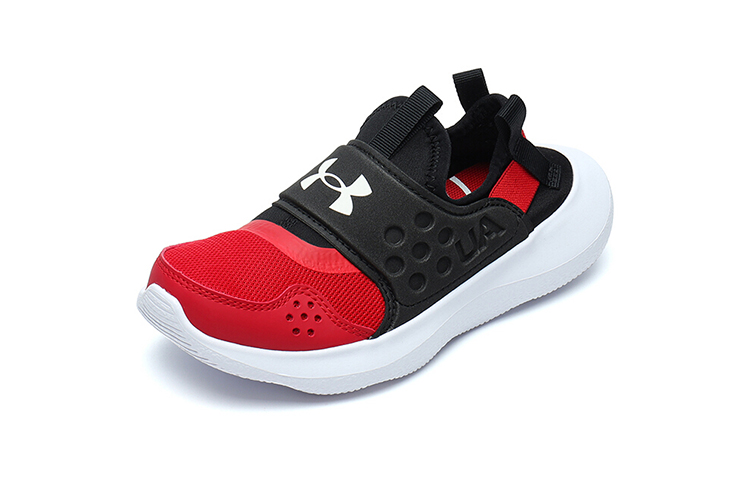 Order (Preschool) Under Armour Runplay Low 'Black Red' 3024211-600