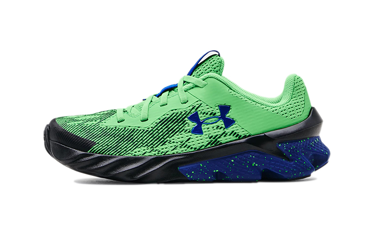(Preschool) Under Armour Scramjet 3 'Black Green' 3022612-302