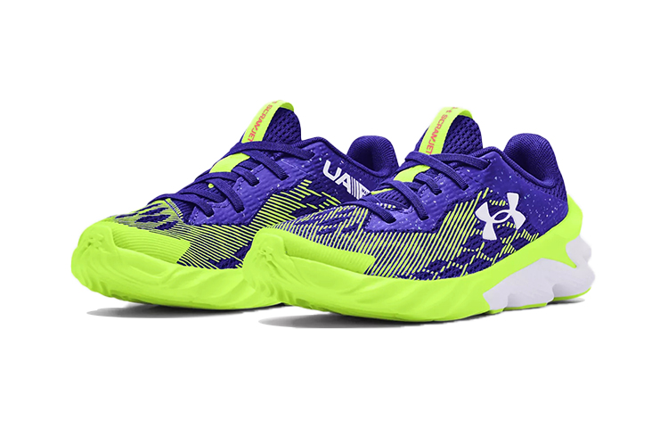 Lookbook (PS) Under Armour Scramjet 3 Splash Chaussures de Sport Bleues. 3024099-500
