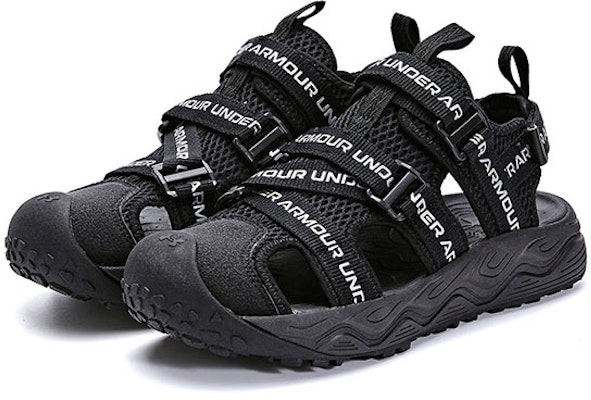 (Preschool) Under Armour Slide 'Black Beach Sandal' 2421506 Buy (Preschool) Under Armour Slide 'Black Beach Sandal' 2421506