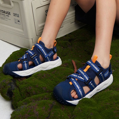 (PS) 언더아머 블랙 비치 슬라이드 (Under Armour Black Beach Slide) 2421506 25