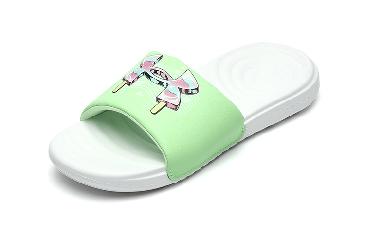 Order 童趣 Under Armour 時尚拖鞋 綠