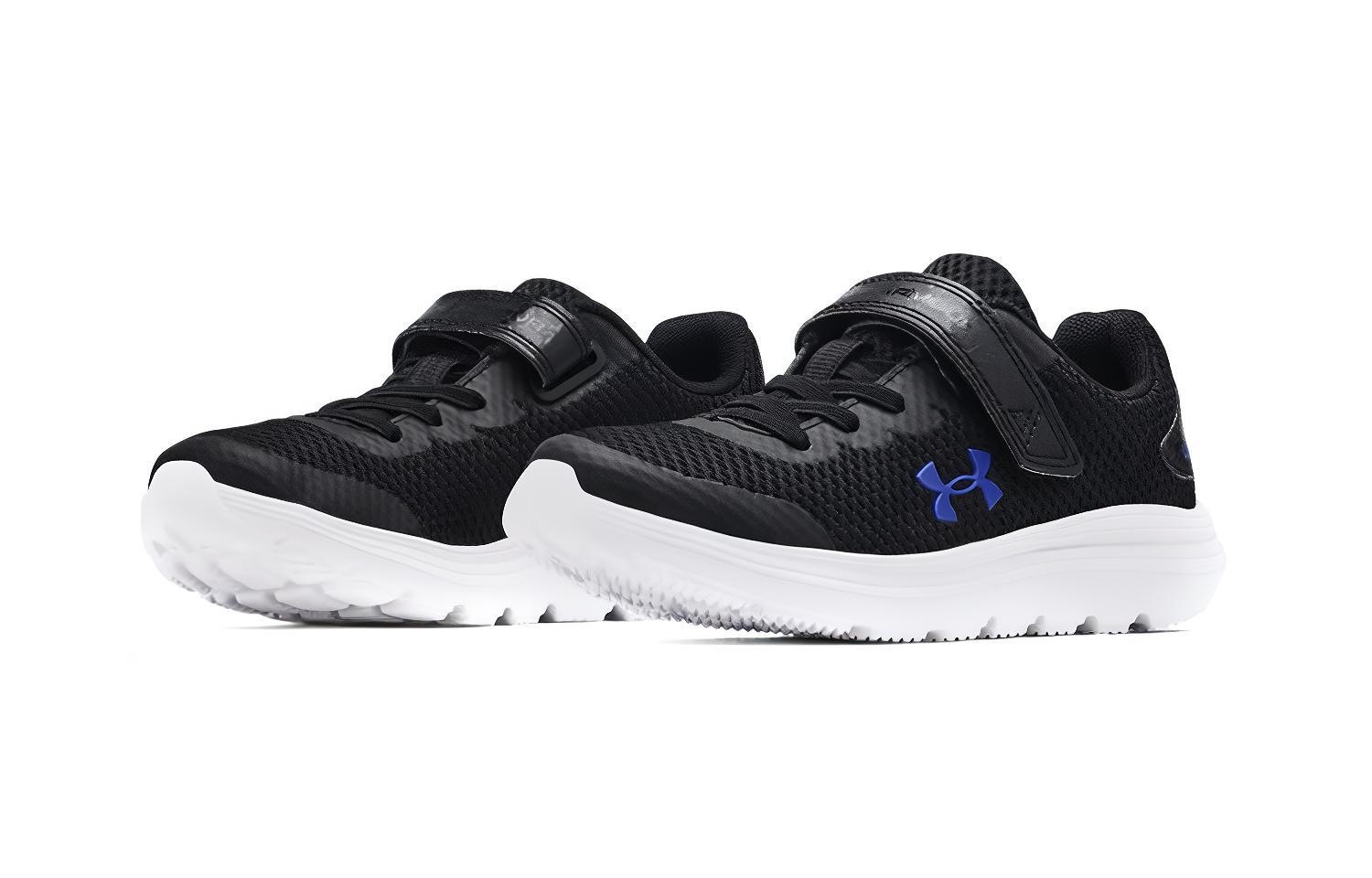 Lookbook 【BP幼童】Under Armour Surge 2 AC 舒適耐磨 低幫運動跑步鞋 黑色