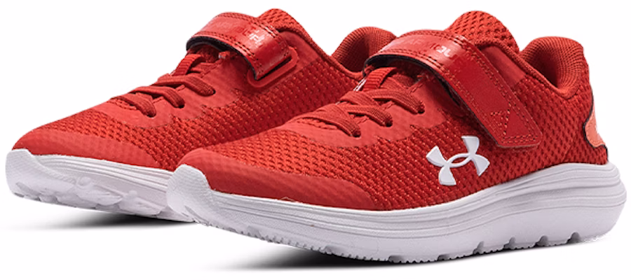 (Preschool) Under Armour Surge 2 AC 'Red White' 3022871-603 Lookbook (Preschool) Under Armour Surge 2 AC 'Red White' 3022871-603