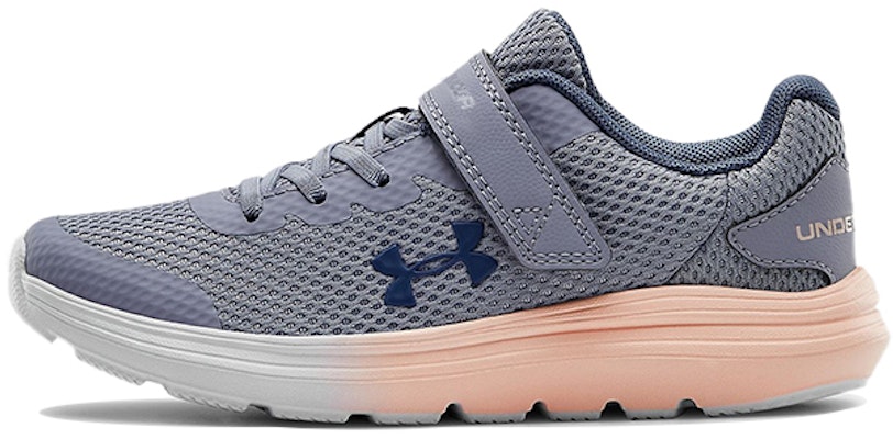 (Preschool) Under Armour Surge 2 AC Gray/Purple 'Grey' 3022871-500 Buy (Preschool) Under Armour Surge 2 AC Gray/Purple 'Grey' 3022871-500