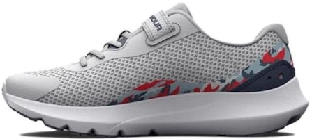 (Preschool) Under Armour Surge 3 'Halo Grey Red Camo' 3026690-101 (Preschool) Under Armour Surge 3 'Halo Grey Red Camo' 3026690-101
