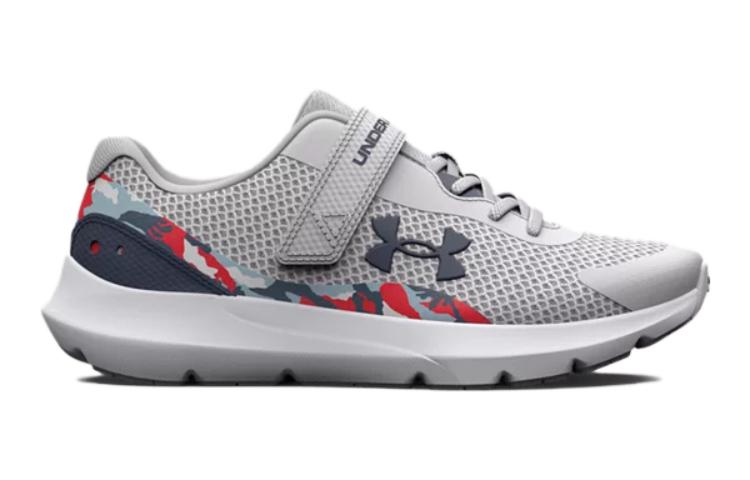 Lookbook (PS) Under Armour Surge 3 'Gris Halo Rojo Camuflaje' 3026690-101