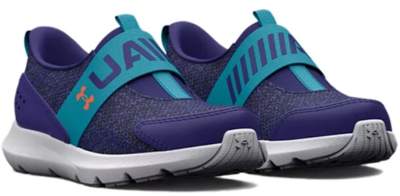 (Preschool) Under Armour Surge 3 Slip 'Sonar Blue Surf' 3026530-500 Lookbook (Preschool) Under Armour Surge 3 Slip 'Sonar Blue Surf' 3026530-500