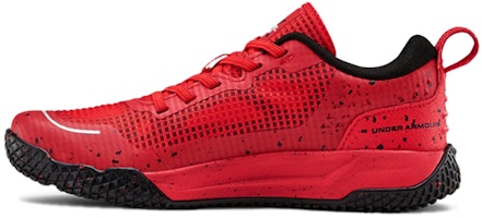 (Preschool) Under Armour X Level Mainshock AL Splatter 'Black Red' 3022524-600 (Preschool) Under Armour X Level Mainshock AL Splatter 'Black Red' 3022524-600