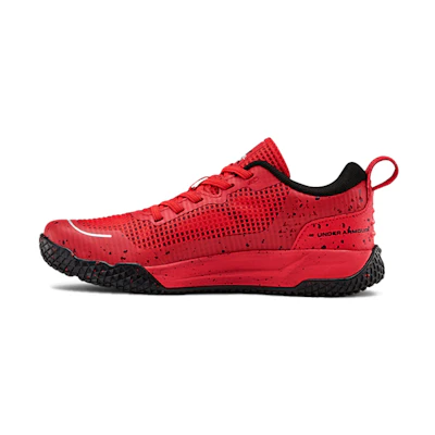 (PS) UA X Level Mainshock AL Splatter 'Black Red'