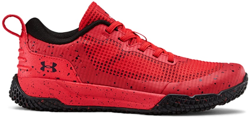 (Preschool) Under Armour X Level Mainshock AL Splatter 'Black Red' 3022524-600 Order (Preschool) Under Armour X Level Mainshock AL Splatter 'Black Red' 3022524-600