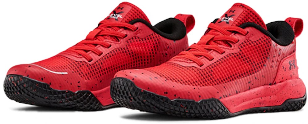 (PS) Under Armour X Level Mainshock AL Splatter 'Hitam Merah' 3022524-600 Lookbook (PS) Under Armour X Level Mainshock AL Splatter 'Hitam Merah' 3022524-600