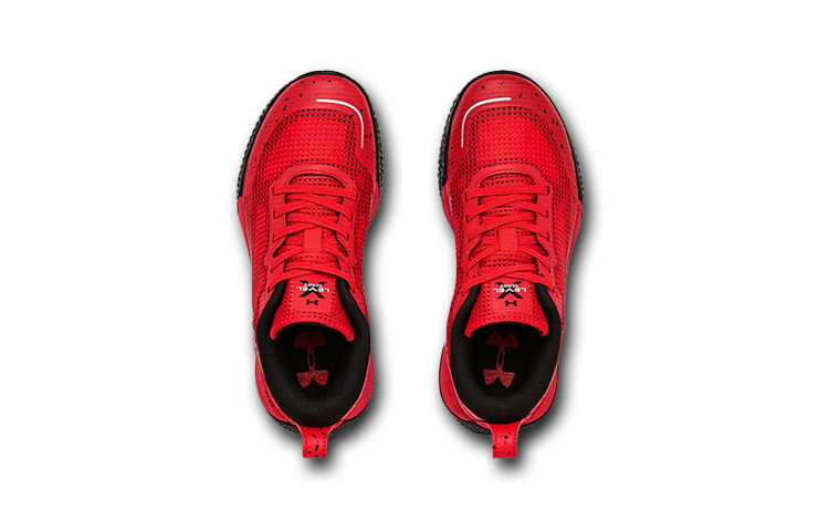 Shop (PS) Under Armour X Level Mainshock AL Splatter 'Hitam Merah' 3022524-600