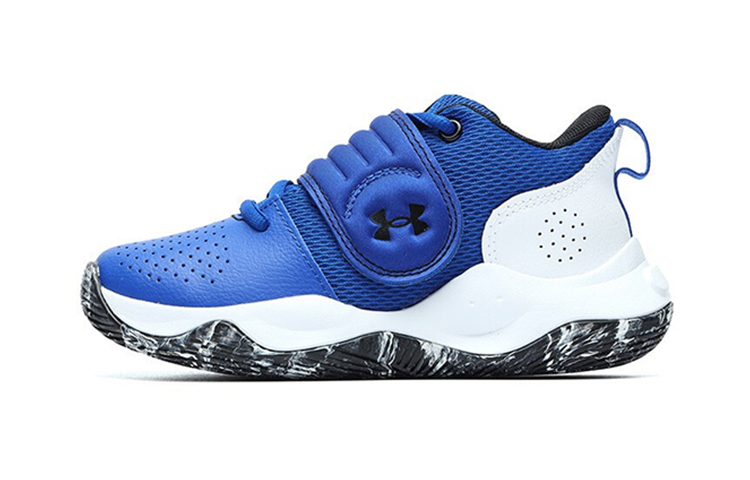 (Preschool) Under Armour Zone BB 'Royal White' 3024263-400