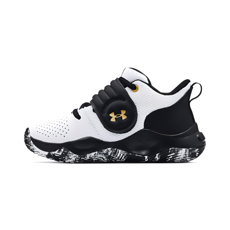(Preschool) Under Armour Zone BB 'White Black' 3024263-102