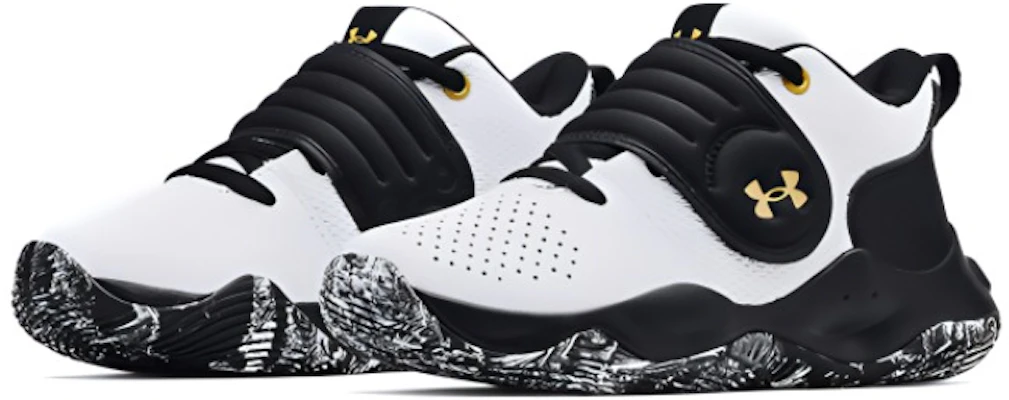 (學齡前) Under Armour Zone BB '白色黑色' 3024263-102 Lookbook (學齡前) Under Armour Zone BB '白色黑色' 3024263-102