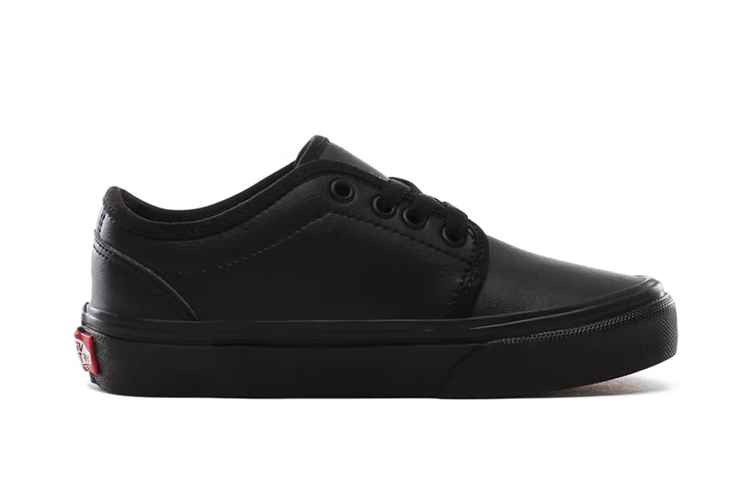 Order (Preschool) Vans 106 Vulcanized 'Classic Tumble - Black Mono' VN0A3XUMPXP