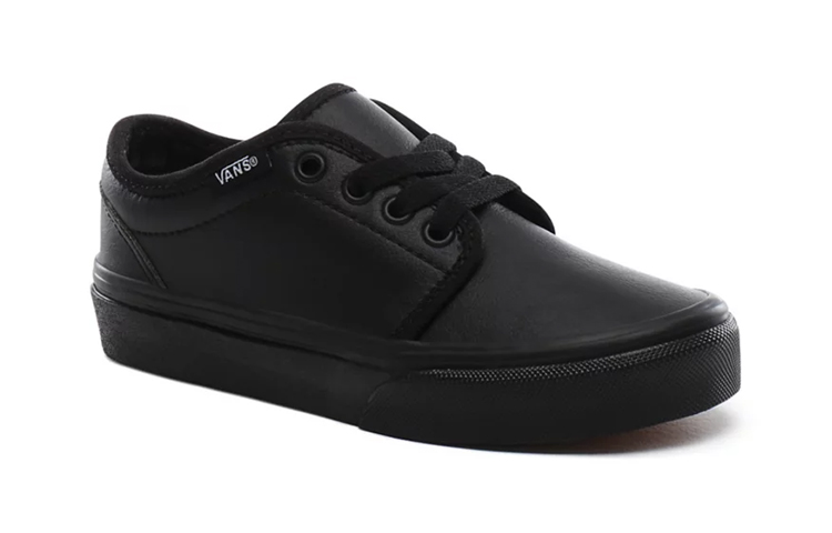 Lookbook (Preschool) Vans 106 Vulcanized 'Classic Tumble - Black Mono' VN0A3XUMPXP