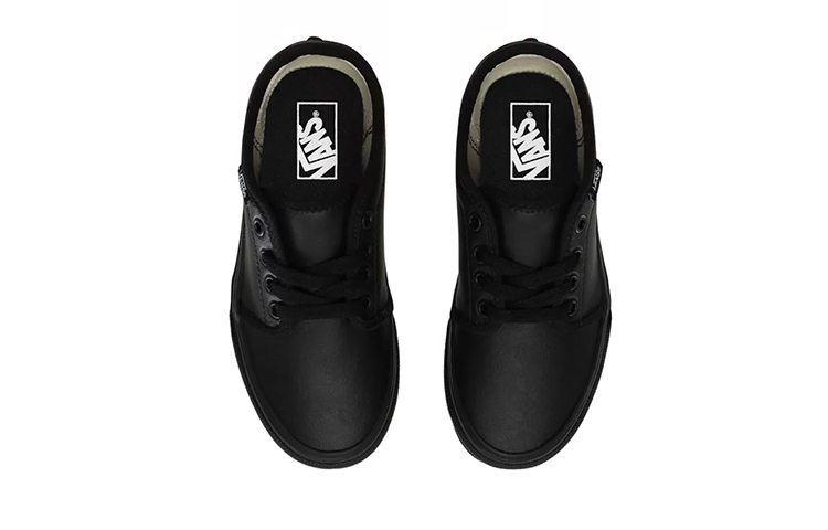 Shop (Preschool) Vans 106 Vulcanized 'Classic Tumble - Black Mono' VN0A3XUMPXP
