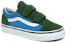 Shop Vans 2-Tone Old Skool V Biru/Hijau VN0A4BUVWK9