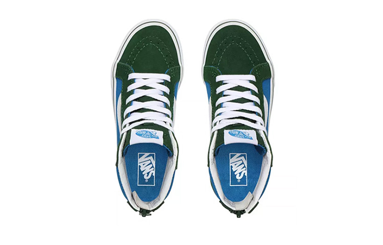 Vans 2-Tone Sk8-hi Zip Shoes Blue/Black 圖 3