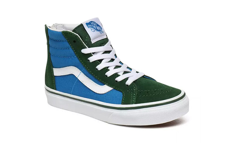 Vans 2-Tone Sk8-hi Zip Shoes Blue/Black 圖 4