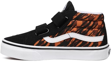 Vans Animal Checkerboard Sk8-Mid Reissue V Black/Orange VN0A4UI5XWG Vans Animal Checkerboard Sk8-Mid Reissue V Black/Orange VN0A4UI5XWG