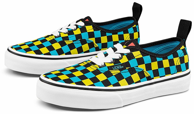 大童 Vans Authentic 低筒 兒童滑板鞋 黑黃棋盤格 Order 大童 Vans Authentic 低筒 兒童滑板鞋 黑黃棋盤格