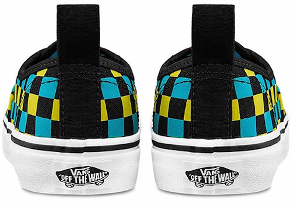 大童 Vans Authentic 低筒 兒童滑板鞋 黑黃棋盤格 Shop 大童 Vans Authentic 低筒 兒童滑板鞋 黑黃棋盤格