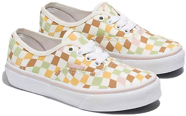 中童 Vans Authentic 波浪格紋 減震耐磨 低筒 兒童滑板鞋 花色 Lookbook 中童 Vans Authentic 波浪格紋 減震耐磨 低筒 兒童滑板鞋 花色
