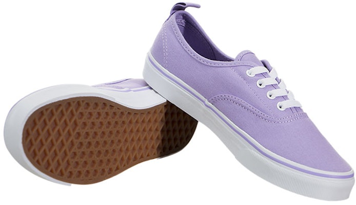 中童 Vans Authentic Elastic 休閒 低筒 兒童滑板鞋 紫 Shop 中童 Vans Authentic Elastic 休閒 低筒 兒童滑板鞋 紫