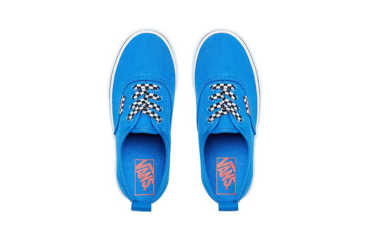 Shop (PS) Vans Authentic Elastic Lace ''Check Lace - Blu Vittoria'' VN0A38H4Q6G