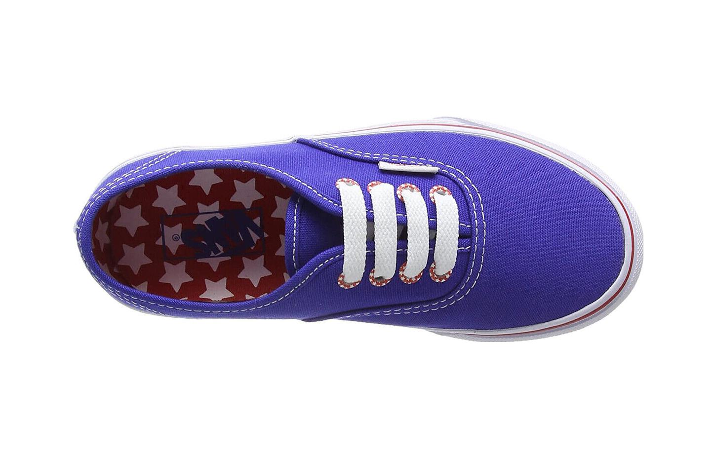 Shop 中童 Vans Authentic 舒適 低筒 兒童滑板鞋 紫色