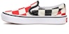 Vans Big Checker Comfycush Slip-on Hitam/Merah VN0A4UUBXWD