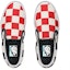 Lookbook Vans Big Checker Comfycush Slip-on Hitam/Merah VN0A4UUBXWD