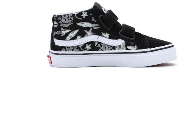(Preschool) Vans Checkerboard Sk8-Mid Reissue Hook and Loop Shoes 'Black White' VN00018TBMV Order (Preschool) Vans Checkerboard Sk8-Mid Reissue Hook and Loop Shoes 'Black White' VN00018TBMV