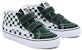 (PS) Kasut Vans Checkerboard Sk8-Mid Reissue Hook & Loop 'Hijau Putih' VN00018TBD6