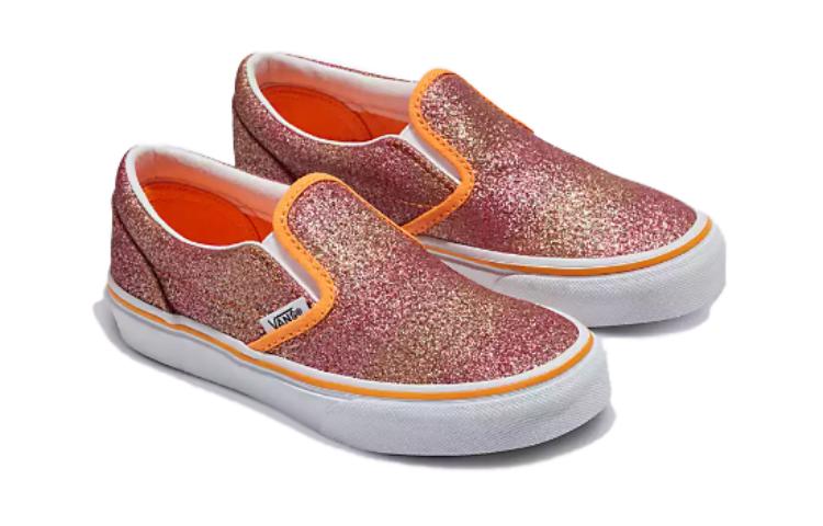 Order (PS) ヴァンズ クラシックスリッポン グリッター白オレンジ VN0005WWBS7