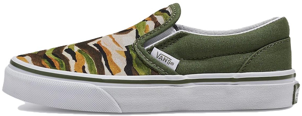 (Preschool) Vans Classic Slip-On 'Painted Camo Green' VN0A5KXMBGK Buy (Preschool) Vans Classic Slip-On 'Painted Camo Green' VN0A5KXMBGK