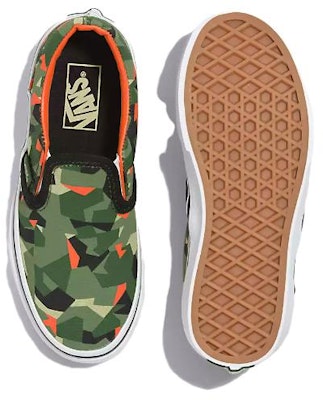 (PS) Vans Classic Slip-On V 'Geo Camo Hijau' VN0005WWBGK Shop (PS) Vans Classic Slip-On V 'Geo Camo Hijau' VN0005WWBGK