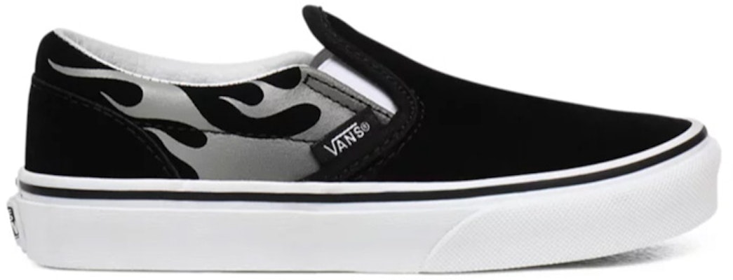 Vans Suede Flame Classic Slip-on 'Hitam Kelabu' VN0A4UH8WKJ Order Vans Suede Flame Classic Slip-on 'Hitam Kelabu' VN0A4UH8WKJ