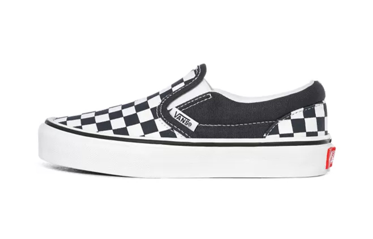 Buy Vans经典棋盘格一脚蹬黑白配色 VN0A4BUT0HF