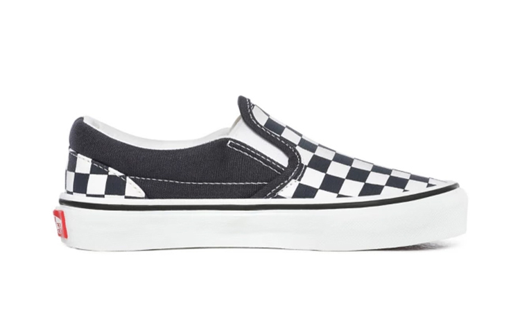 Vans Classic Checkerboard Slip-On Black/White 圖 3