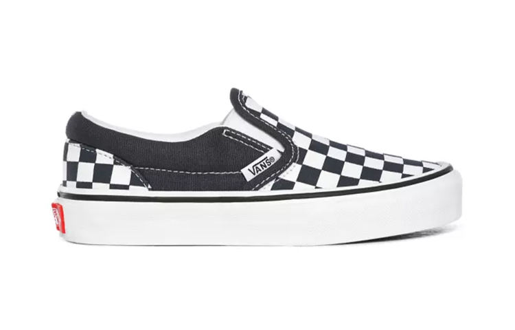 Vans Classic Checkerboard Slip-On Black/White 圖 4