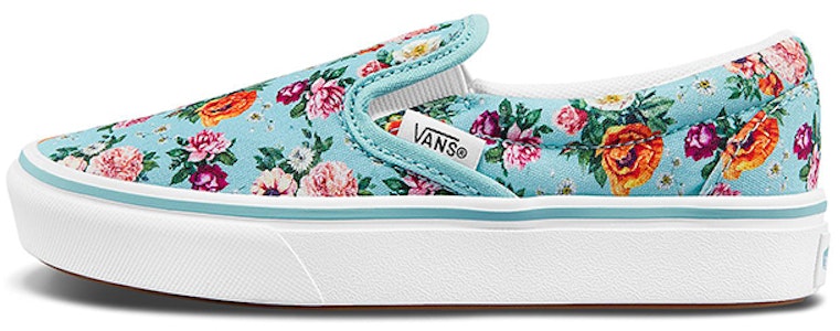 バンズ コンフィクッシュ スリッポン (マルチブルー) VN0A4U1S7U7 Buy バンズ コンフィクッシュ スリッポン (マルチブルー) VN0A4U1S7U7