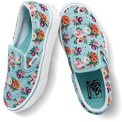 Vans Comfycushc Slip-On Sneakers K Multicolor Blue VN0A4U1S7U7 Shop Vans Comfycushc Slip-On Sneakers K Multicolor Blue VN0A4U1S7U7