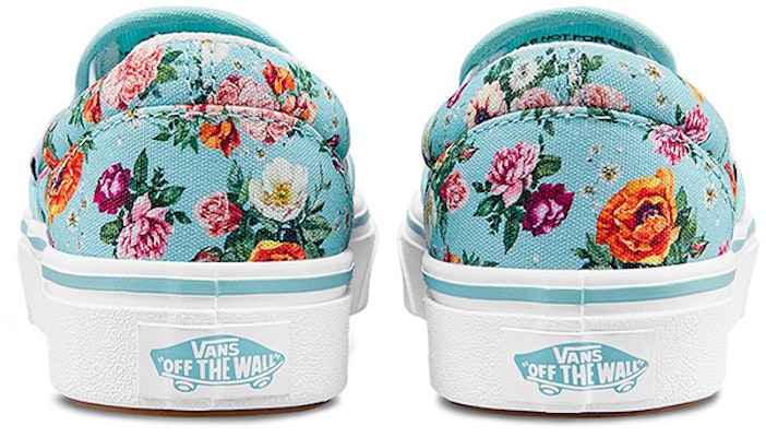 中童 Vans 懶人鞋 休閒 印花 低筒 兒童板鞋 藍色 Purchase 中童 Vans 懶人鞋 休閒 印花 低筒 兒童板鞋 藍色