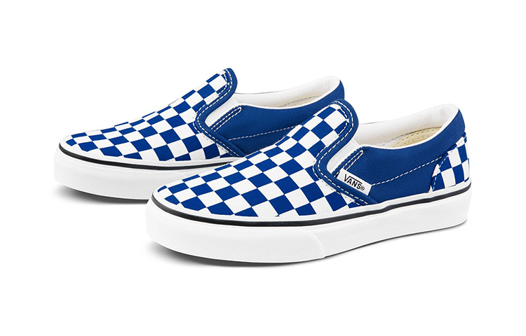 Vans Classic Slip-On Blue/White Checkboard 圖 2
